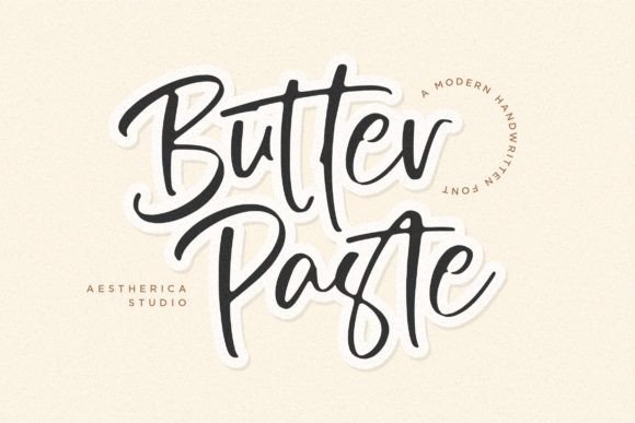 Butter Paste Font Poster 1