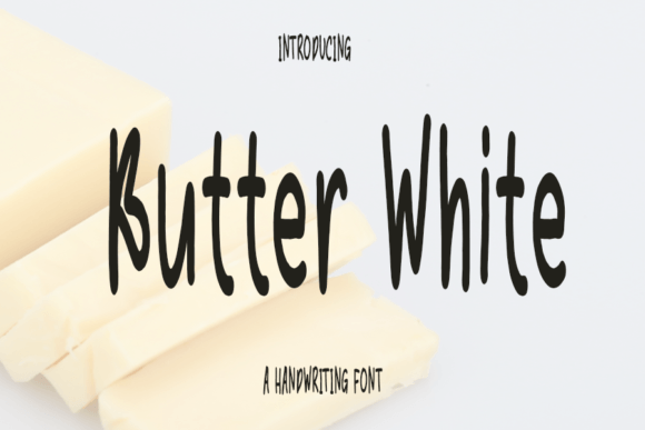 Butter White Font