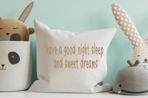 Butter White Font Poster 5