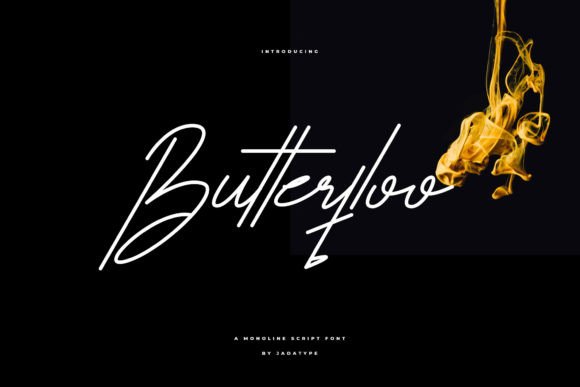 Butterfloo Font Poster 1