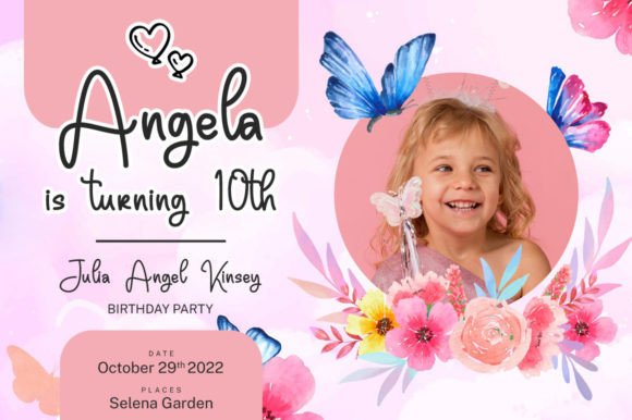 Butterfly Font Poster 3