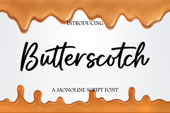 Butterscotch Font Poster 1