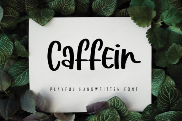 Caffein Font Poster 1