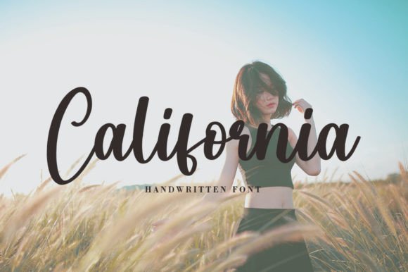 California Font Poster 1