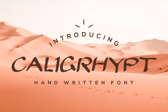 Caligrhypt Font Poster 1