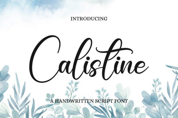 Calistine Font Poster 1