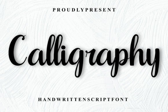Calligraphy Font Poster 1