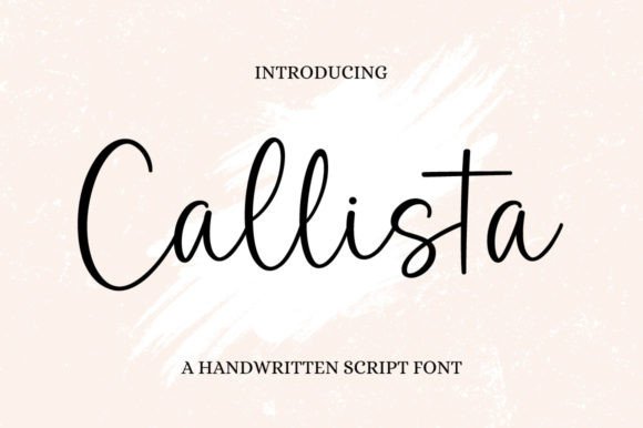 Callista Font Poster 1