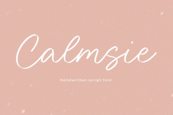 Calmsie Font Poster 1