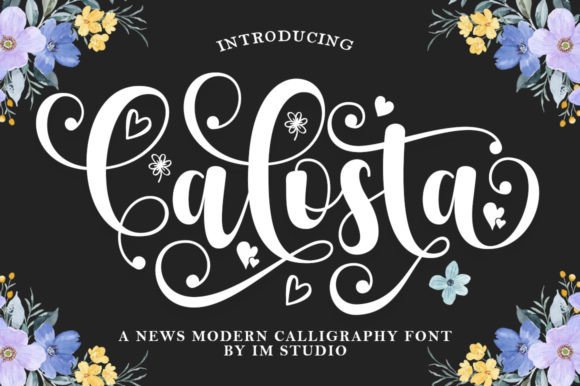 Calosta Font Poster 1