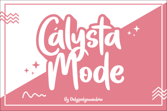 Calysta Mode Font Poster 1