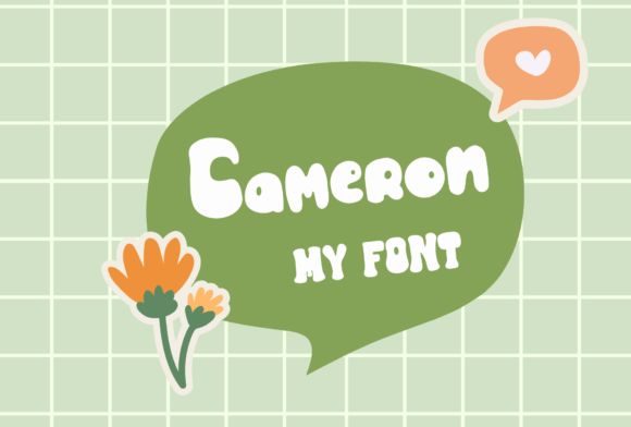 Cameron Font Poster 1