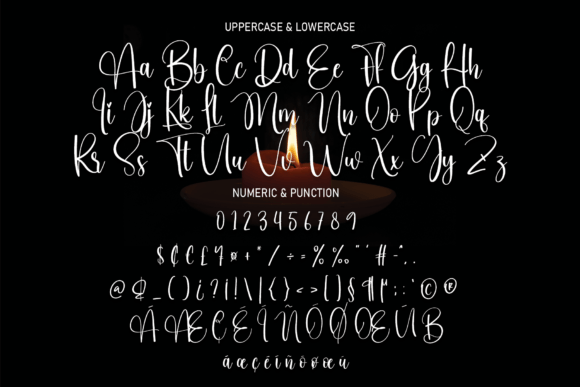 Candle Font Poster 7