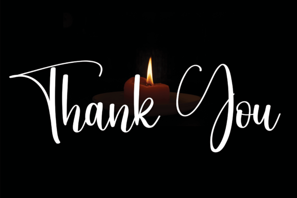 Candle Font Poster 8