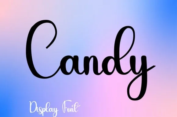 Candy Font Candy Font Poster 1
