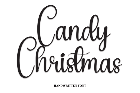 Candy Christmas Font Poster 1