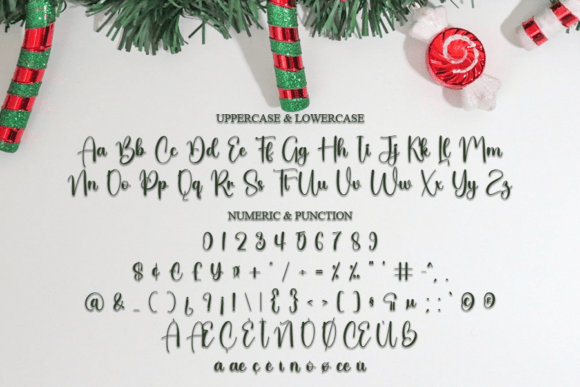 Candy Christmas Font Poster 7