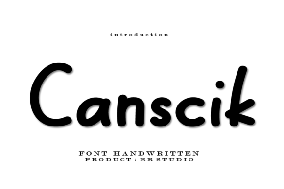 Canscik Font Poster 1
