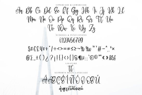 Cantique Font Poster 7