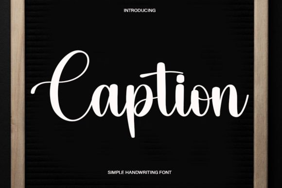 Caption Font