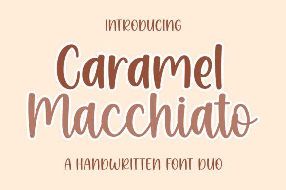 Caramel Macchiato Font Poster 1