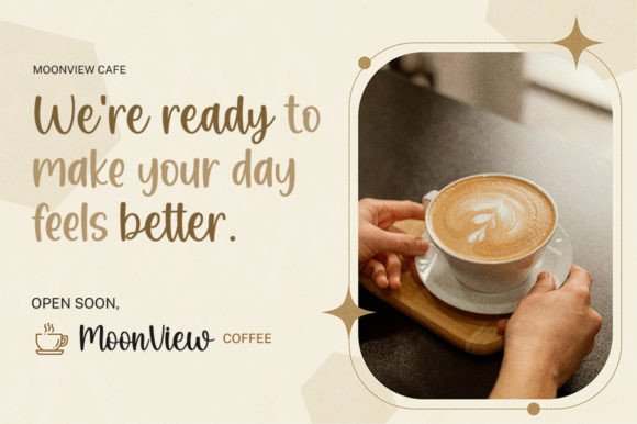 Caramel Macchiato Font Poster 3