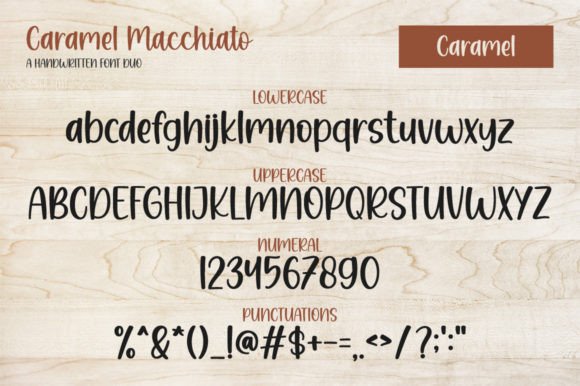 Caramel Macchiato Font Poster 7