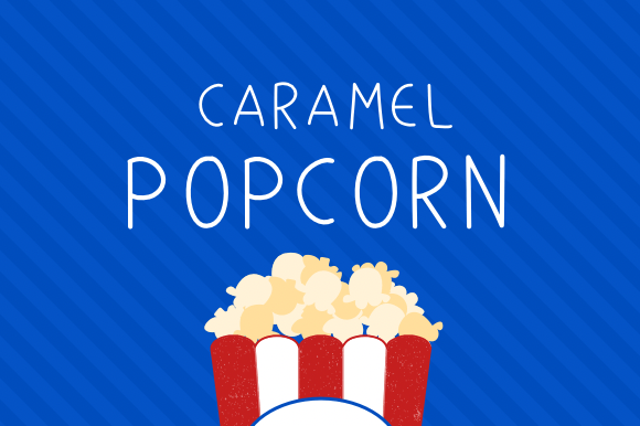 Caramel Popcorn Font Poster 1