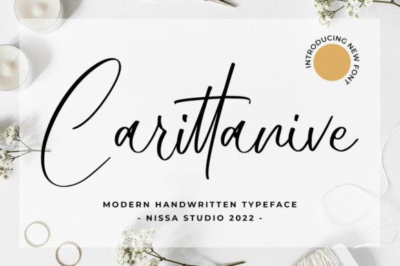 Carittanive Font Poster 1