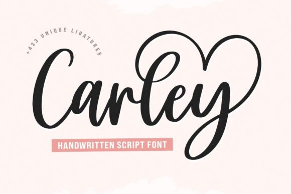 Carley Font Poster 1