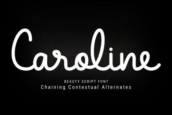 Caroline Font Poster 1