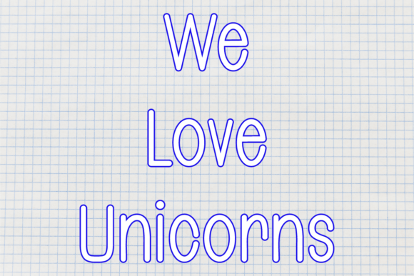 Cartoon Font Poster 2