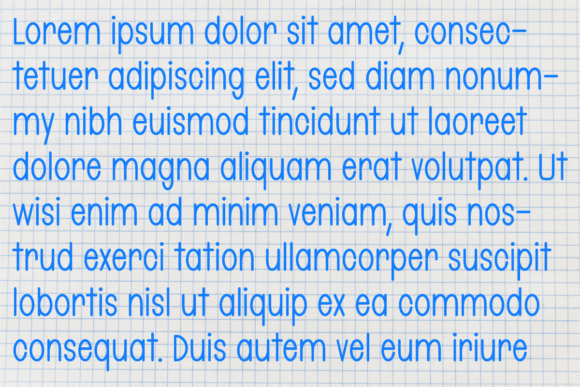Cartoon Font Poster 4