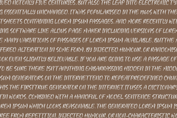 Carttiny Nadeen Font Poster 8