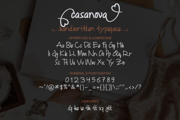 Casanova Font Poster 9