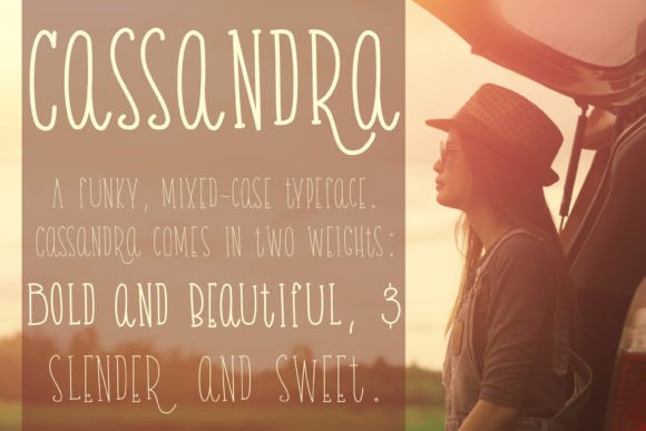 Cassandra Font Poster 1