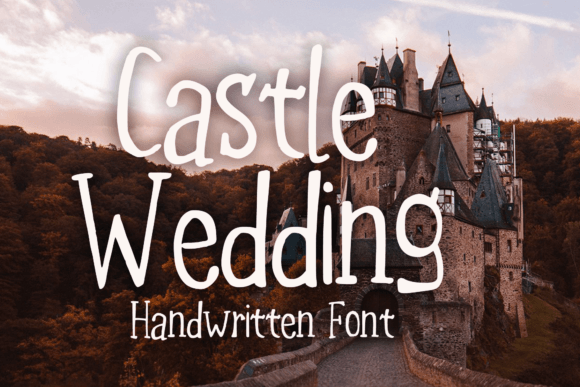 Castle Wedding Font Poster 1