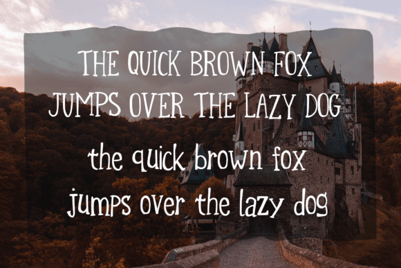 Castle Wedding Font Poster 4