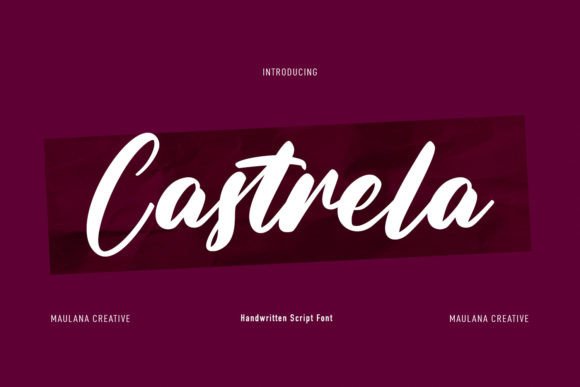 Castrela Font Poster 1