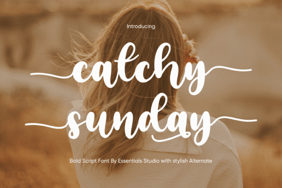 Catchy Sunday Font Poster 1