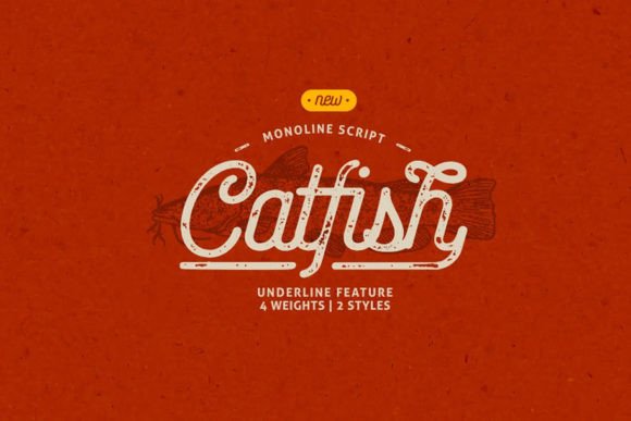 Catfish Font Poster 1