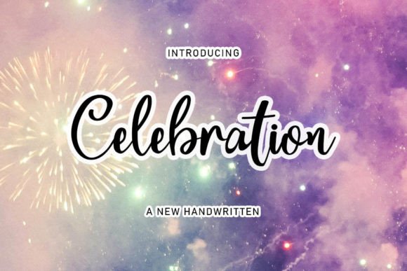 Celebration Font Poster 1