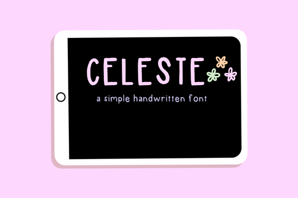 Celeste Font Poster 1