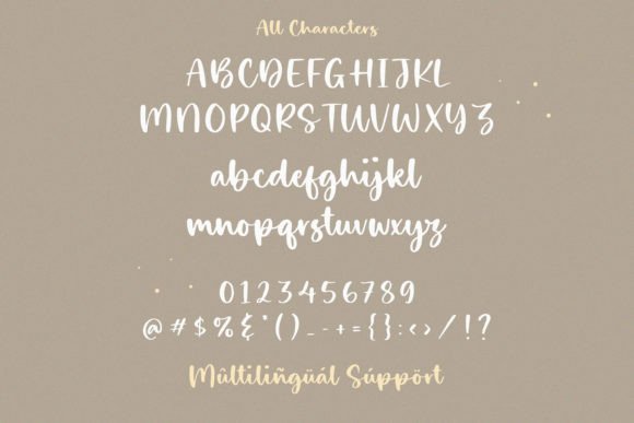 Celosia Nature Font Poster 6