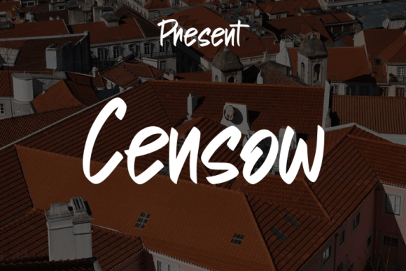 Censow Font Poster 1