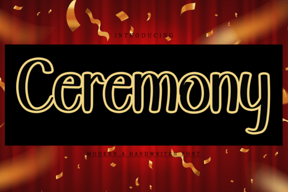 Ceremony Font