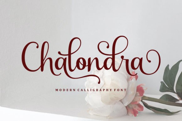 Chalondra Font Poster 1