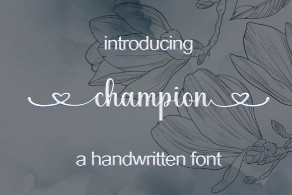 Champion Font Poster 1