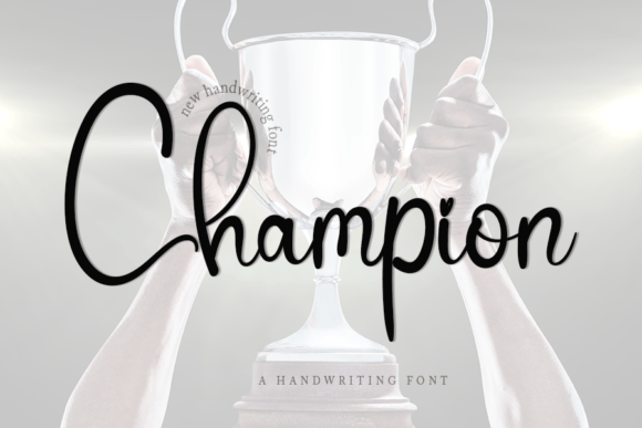 Champion Font Champion Font Poster 1
