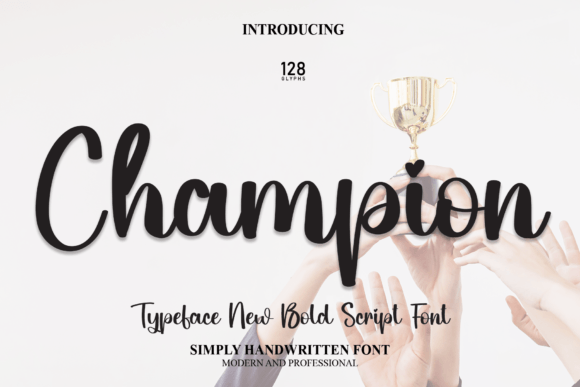 Champion Font Poster 1